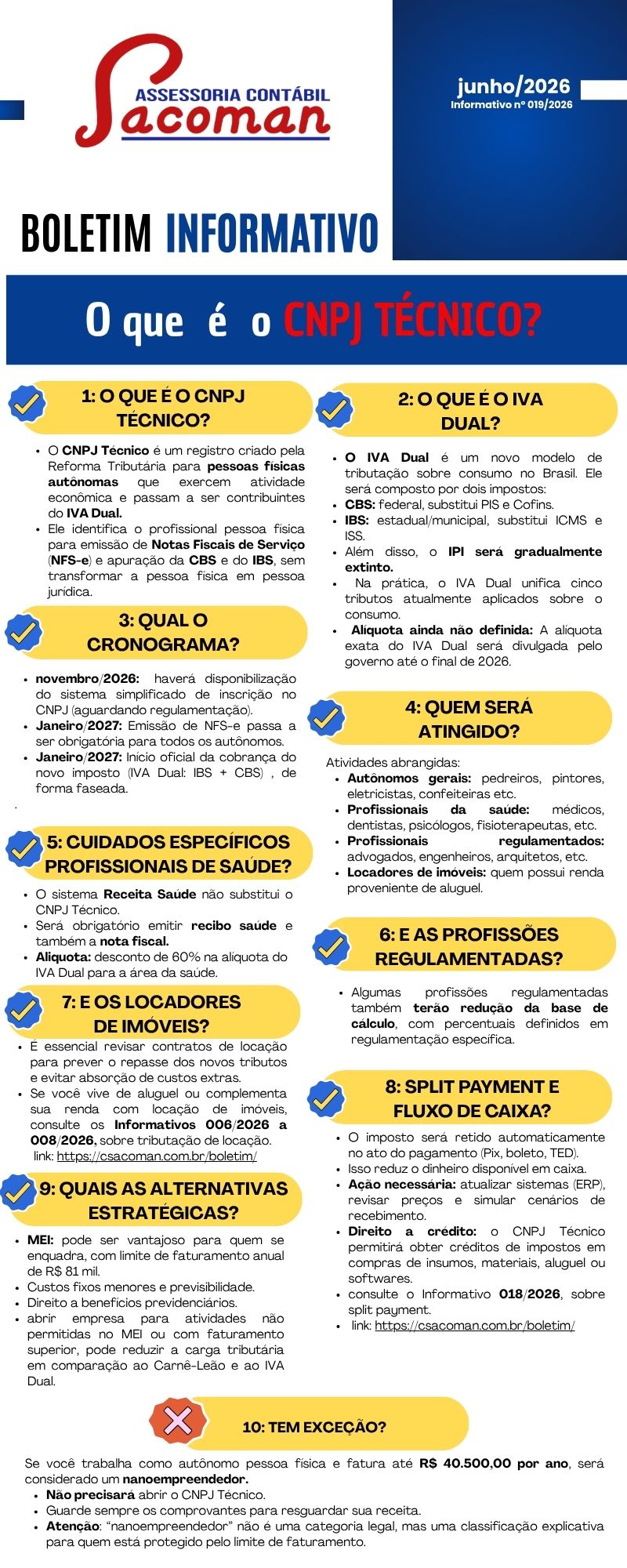 Read more about the article Boletim Informativo 019-2026